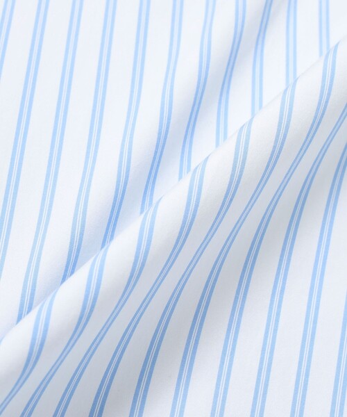 BEAMS(ビームス)の「ストライプ ジップアップ シャツ(シャツ/ブラウス・メンズ・ホワイト/サックスブルー・X-LARGE/LARGE/MEDIUM/SMALL)」の8枚目の写真
