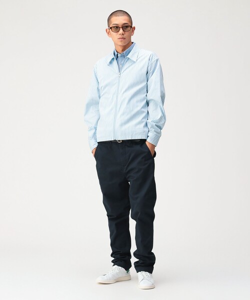 BEAMS(ビームス)の「ストライプ ジップアップ シャツ(シャツ/ブラウス・メンズ・ホワイト/サックスブルー・X-LARGE/LARGE/MEDIUM/SMALL)」の13枚目の写真