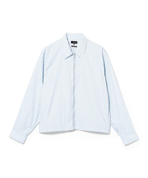 BEAMS(ビームス)の「ストライプ ジップアップ シャツ(シャツ/ブラウス・メンズ・ホワイト/サックスブルー・X-LARGE/LARGE/MEDIUM/SMALL)」の18枚目の写真