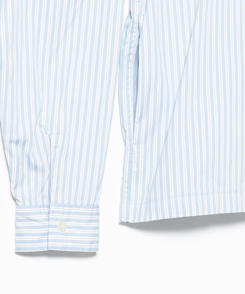 BEAMS(ビームス)の「ストライプ ジップアップ シャツ(シャツ/ブラウス・メンズ・ホワイト/サックスブルー・X-LARGE/LARGE/MEDIUM/SMALL)」の20枚目の写真
