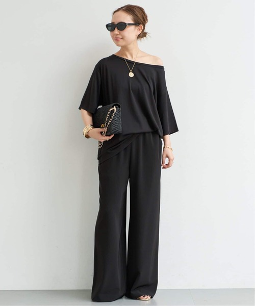 Deuxieme Classe（ドゥーズィエムクラス）の「* 追加 Co/R Relax Tシャツ（Tシャツ/カットソー・レディース・ブラック/ホワイト・FREE）」の3枚目の写真
