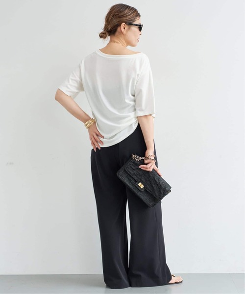 Deuxieme Classe（ドゥーズィエムクラス）の「* 追加 Co/R Relax Tシャツ（Tシャツ/カットソー・レディース・ブラック/ホワイト・FREE）」の16枚目の写真