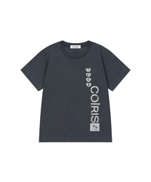 コイロサイドクラックレタリング半袖Tシャツ