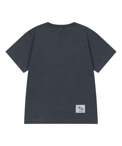 COIRIS(コイリス)の「コイロサイドクラックレタリング半袖Tシャツ(Tシャツ/カットソー・レディース・チャコールグレー・FREE)」の7枚目の写真
