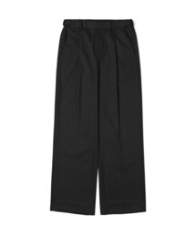 ADHOC（アドホック）の「男女共用 冬 TR ヒドゥンバンディング ワンタック ワイド (ブラック) (HZ9LP82-39)（スラックス）」