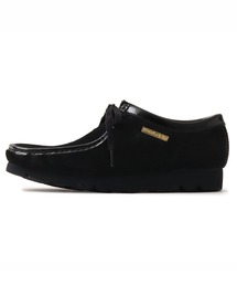 Clarks(�N���[�N�X)��Clarks Wallabee Black Hair On BLACK EYE PATCH atmos / �N���[�N�X �����r�[ �u���b�N �w�A �I�� �u���b�N�A�C�p�b�` �A�g���X�ySP�z(�u�[�c)