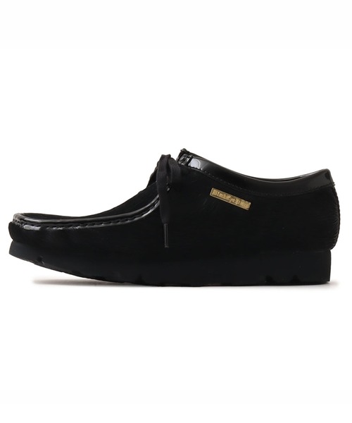 clarks atmos the black eye patch 別注ワラビー Clarks Wallabee Black Hair On BLACK EYE PATCH atmos / クラークス