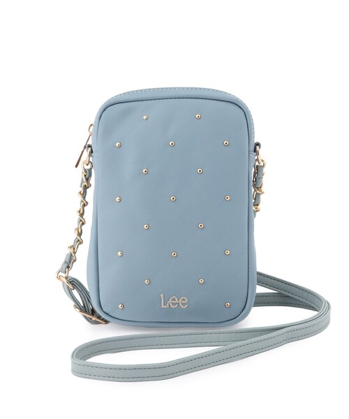 Lee(リー)の「【Lee別注/撥水】スタッズミニショルダーバッグ(ショルダーバッグ・レディース・アイボリー/グレー/ブラック/ピンク系/ゴールド系7/ブラック系7/ピンク系その他2/ライトパープル/サックスブルー系7/ネイビー系5・00)」の18枚目の写真