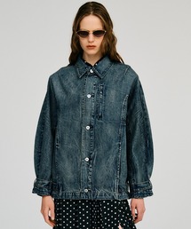 PRANK PROJECT | 【2026Autumn Pre-Order】clinklet デニムブルゾン / Crinkled Denim Blouson(デニムジャケット)