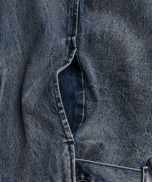 PRANK PROJECT（プランクプロジェクト）の「【2026Autumn Pre-Order】clinklet デニムブルゾン / Crinkled Denim Blouson（デニムジャケット・レディース・ブルー・FREE）」の6枚目の写真