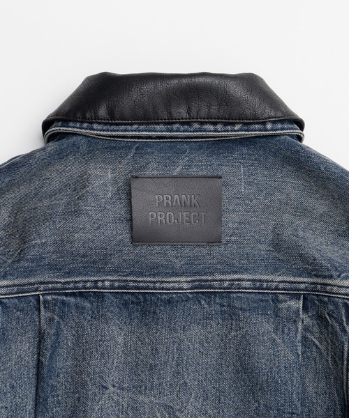 PRANK PROJECT（プランクプロジェクト）の「【2026Autumn Pre-Order】clinklet デニムブルゾン / Crinkled Denim Blouson（デニムジャケット・レディース・ブルー・FREE）」の4枚目の写真