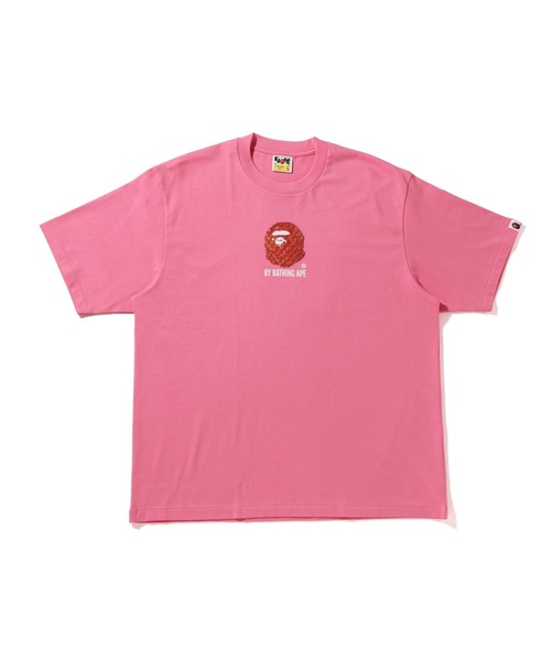 A BATHING APE(アベイシングエイプ)の「STRAWBERRY BY BATHING APE RELAXED FIT TEE(Tシャツ/カットソー・メンズ・ピンク/ホワイト・X-LARGE/MEDIUM/XX-LARGE/LARGE/SMALL)」の2枚目の写真