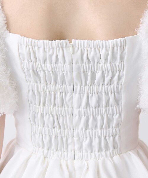 Belle Charme(ベルシャルム)の「【Belle Charme】Jewel Ballon Peplum Tops(シャツ/ブラウス・レディース・ブラック/オフホワイト/ベージュ・FREE)」の13枚目の写真
