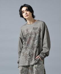 DANKE SCHON | DankeSchon/ダンケシェーン/SPRAYBURN L/S TEE EMBLEM(Tシャツ/カットソー)