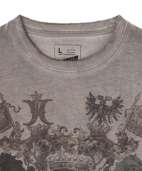 DANKE SCHON(ダンケシェーン)の「DankeSchon/ダンケシェーン/SPRAYBURN L/S TEE EMBLEM(Tシャツ/カットソー・メンズ・ホワイト系2/ベージュ・L/M)」の11枚目の写真