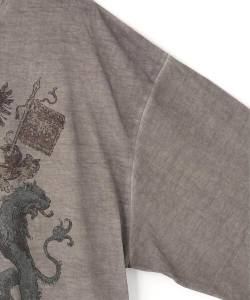 DANKE SCHON(ダンケシェーン)の「DankeSchon/ダンケシェーン/SPRAYBURN L/S TEE EMBLEM(Tシャツ/カットソー・メンズ・ホワイト系2/ベージュ・L/M)」の12枚目の写真