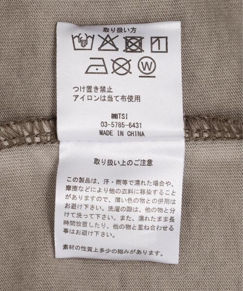 DANKE SCHON(ダンケシェーン)の「DankeSchon/ダンケシェーン/SPRAYBURN L/S TEE EMBLEM(Tシャツ/カットソー・メンズ・ホワイト系2/ベージュ・L/M)」の16枚目の写真