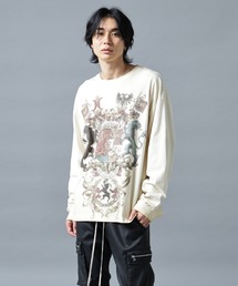 DankeSchon/ダンケシェーン/SPRAYBURN L/S TEE EMBLEM
