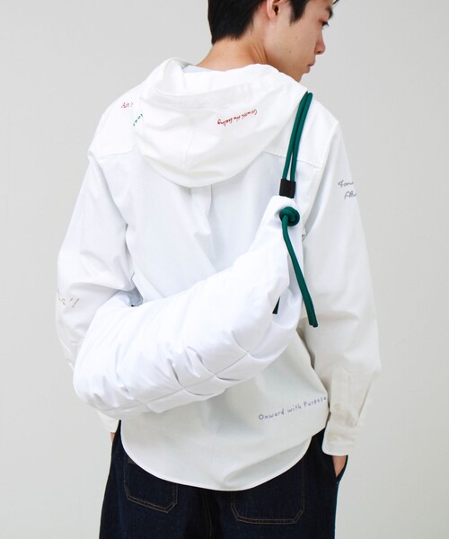 SML(エスエムエル)の「【SML/エスエムエル】CODE CROISSANT SHOULDER L ショルダーバッグ 撥水(ショルダーバッグ・メンズ・ホワイト・FREE)」の4枚目の写真