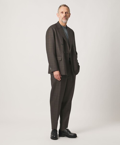 SOVEREIGN(ソブリン)の「<SOVEREIGN>グレンプレイド 1プリーツ スラックス RELAX MODEL(スラックス・メンズ・ダークブラウン・XL/L/M)」の2枚目の写真