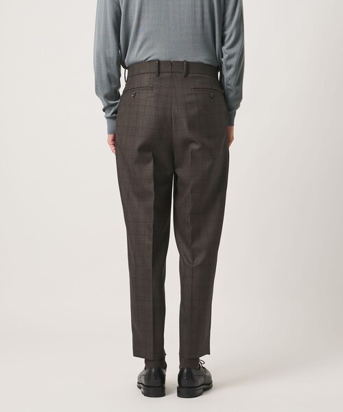 SOVEREIGN(ソブリン)の「<SOVEREIGN>グレンプレイド 1プリーツ スラックス RELAX MODEL(スラックス・メンズ・ダークブラウン・XL/L/M)」の5枚目の写真