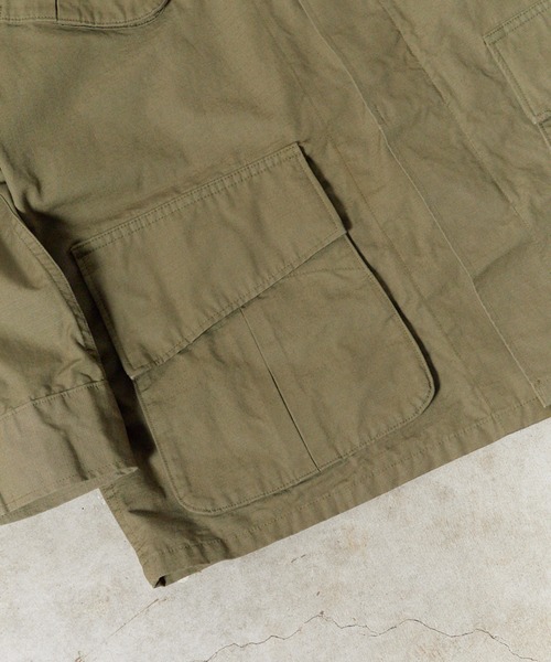 orSlow(オアスロウ)の「orSlow/オアスロウ US ARMY TROPICAL JACKET ミリタリージャケット ファティーグ メンズ レディース 2026年 秋 秋服 冬 冬服(ミリタリージャケット・メンズ・グリーン・2/4/3)」の5枚目の写真