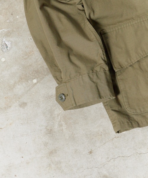 orSlow(オアスロウ)の「orSlow/オアスロウ US ARMY TROPICAL JACKET ミリタリージャケット ファティーグ メンズ レディース 2026年 秋 秋服 冬 冬服(ミリタリージャケット・メンズ・グリーン・2/4/3)」の6枚目の写真