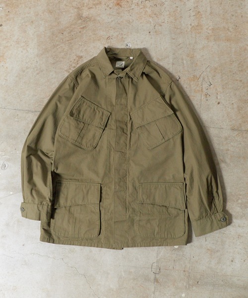 orSlow(オアスロウ)の「orSlow/オアスロウ US ARMY TROPICAL JACKET ミリタリージャケット ファティーグ メンズ レディース 2026年 秋 秋服 冬 冬服(ミリタリージャケット・メンズ・グリーン・2/4/3)」の11枚目の写真