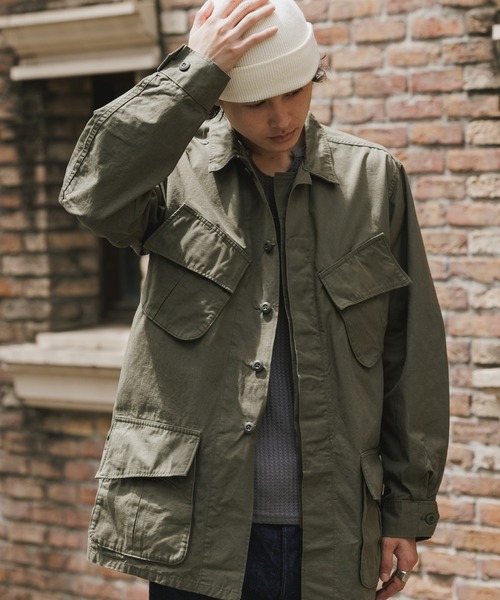 orSlow(オアスロウ)の「orSlow/オアスロウ US ARMY TROPICAL JACKET ミリタリージャケット ファティーグ メンズ レディース 2026年 秋 秋服 冬 冬服(ミリタリージャケット・メンズ・グリーン・2/4/3)」の13枚目の写真