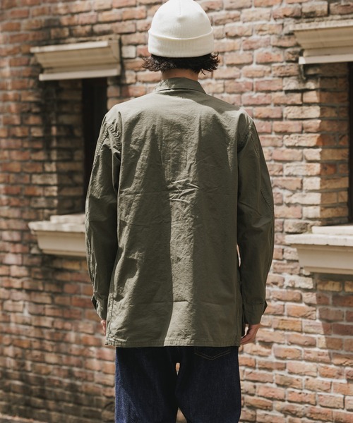 orSlow(オアスロウ)の「orSlow/オアスロウ US ARMY TROPICAL JACKET ミリタリージャケット ファティーグ メンズ レディース 2026年 秋 秋服 冬 冬服(ミリタリージャケット・メンズ・グリーン・2/4/3)」の18枚目の写真