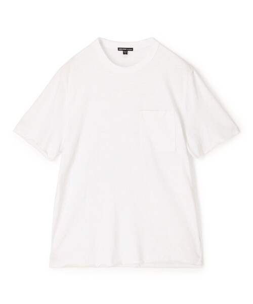 JAMES PERSE(ジェームスパース)の「スラブジャージーポケットTシャツ MJD3873(Tシャツ/カットソー・メンズ・ホワイト・1)」の2枚目の写真