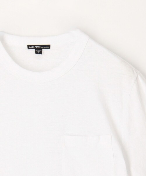 JAMES PERSE(ジェームスパース)の「スラブジャージーポケットTシャツ MJD3873(Tシャツ/カットソー・メンズ・ホワイト・1)」の4枚目の写真