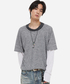 DNSR（ディーエヌエスアール）の「トリプルレイヤーロングスリーブグレー（Tシャツ/カットソー・MEDIUM）」