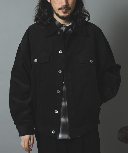 ITEMS URBANRESEARCH(アイテムズ アーバンリサーチ)の「プレミアムコーデュロイトラッカージャケット(その他アウター・メンズ・ブラック/ネイビー/ブラウン/アイボリー・MEDIUM/LARGE)」の15枚目の写真