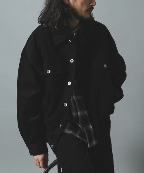 ITEMS URBANRESEARCH(アイテムズ アーバンリサーチ)の「プレミアムコーデュロイトラッカージャケット(その他アウター・メンズ・ブラック/ネイビー/ブラウン/アイボリー・MEDIUM/LARGE)」の19枚目の写真