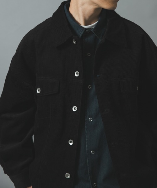 ITEMS URBANRESEARCH(アイテムズ アーバンリサーチ)の「プレミアムコーデュロイトラッカージャケット(その他アウター・メンズ・ブラック/ネイビー/ブラウン/アイボリー・MEDIUM/LARGE)」の20枚目の写真