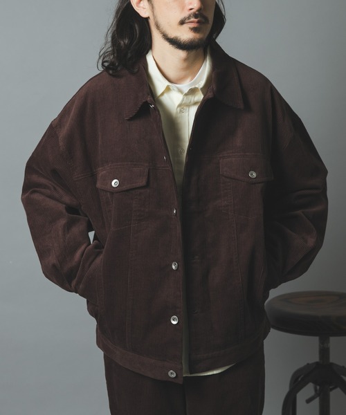 ITEMS URBANRESEARCH(アイテムズ アーバンリサーチ)の「プレミアムコーデュロイトラッカージャケット(その他アウター・メンズ・ブラック/ネイビー/ブラウン/アイボリー・MEDIUM/LARGE)」の7枚目の写真