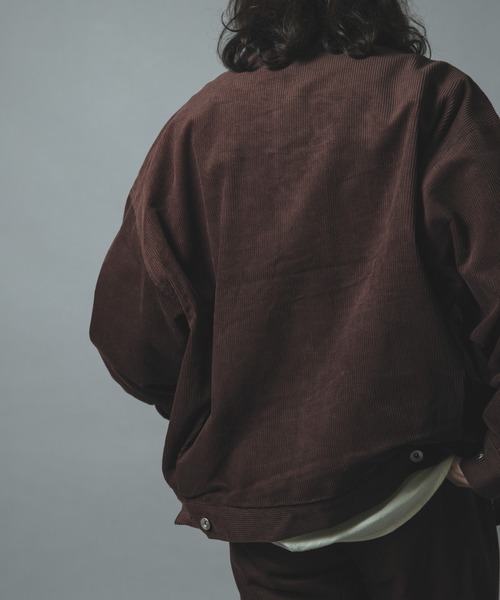 ITEMS URBANRESEARCH(アイテムズ アーバンリサーチ)の「プレミアムコーデュロイトラッカージャケット(その他アウター・メンズ・ブラック/ネイビー/ブラウン/アイボリー・MEDIUM/LARGE)」の12枚目の写真