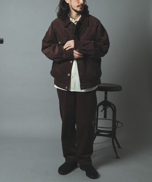 ITEMS URBANRESEARCH(アイテムズ アーバンリサーチ)の「プレミアムコーデュロイトラッカージャケット(その他アウター・メンズ・ブラック/ネイビー/ブラウン/アイボリー・MEDIUM/LARGE)」の13枚目の写真