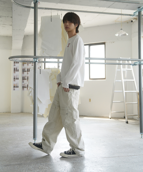 MIM the wardrobe(ミームザワードローブ)の「フロントカーゴパンツ_アイボリー(その他パンツ・レディース・その他・X-SMALL/SMALL/MEDIUM/LARGE)」の7枚目の写真