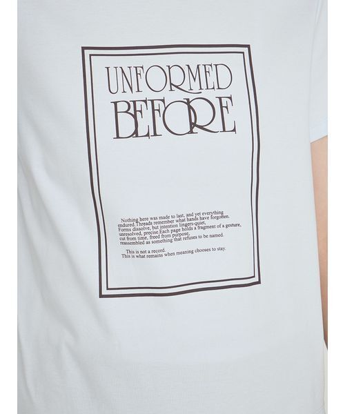 Mila Owen(ミラオーウェン)の「【接触冷感】アートブックグラフィックTシャツ(Tシャツ/カットソー・レディース・ベージュ/チャコールグレー/ホワイト/ライトブルー・F)」の10枚目の写真