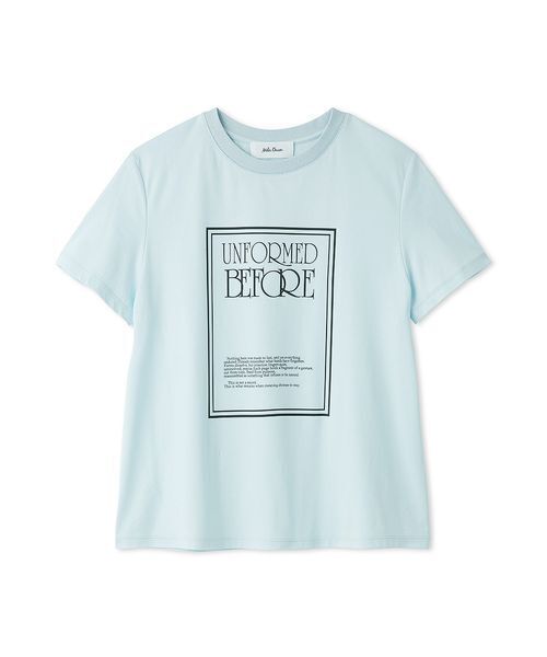Mila Owen(ミラオーウェン)の「【接触冷感】アートブックグラフィックTシャツ(Tシャツ/カットソー・レディース・ベージュ/チャコールグレー/ホワイト/ライトブルー・F)」の12枚目の写真
