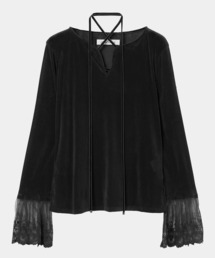 tanakadaisuke | 【tanakadaisuke/タナカダイスケ】flocky tulle pullover/フロッキーチュールプルオーバー(Tシャツ/カットソー)