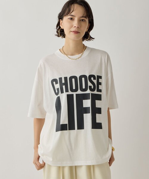Whim Gazette（ウィムガゼット）の「〈WEB限定〉【KATHARINE HAMNETT】スローガンTシャツ（Tシャツ/カットソー・レディース・ホワイト・FREE）」の2枚目の写真