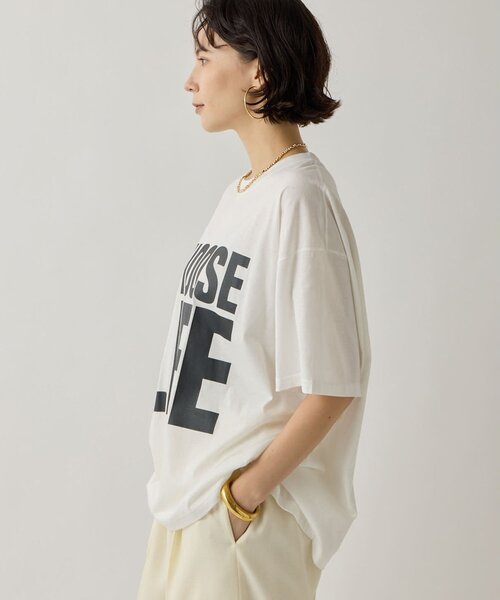 Whim Gazette（ウィムガゼット）の「〈WEB限定〉【KATHARINE HAMNETT】スローガンTシャツ（Tシャツ/カットソー・レディース・ホワイト・FREE）」の3枚目の写真