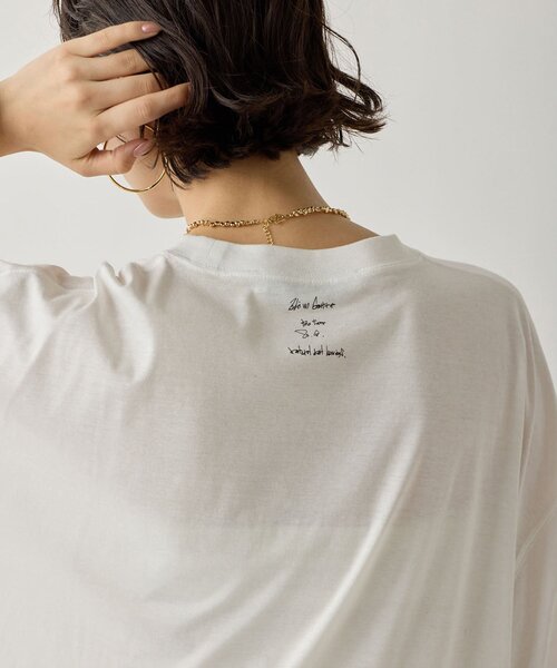 Whim Gazette（ウィムガゼット）の「〈WEB限定〉【KATHARINE HAMNETT】スローガンTシャツ（Tシャツ/カットソー・レディース・ホワイト・FREE）」の5枚目の写真