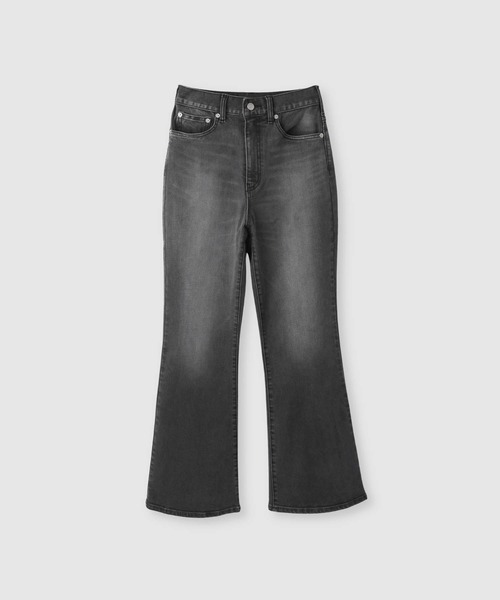 NAVY(ネイビー)の「【NAVY/ネイビー】マイデニ ストレッチフレアデニムパンツ(デニムパンツ・レディース・ネイビー/ブルー/ブラック・L/S/M)」の1枚目の写真