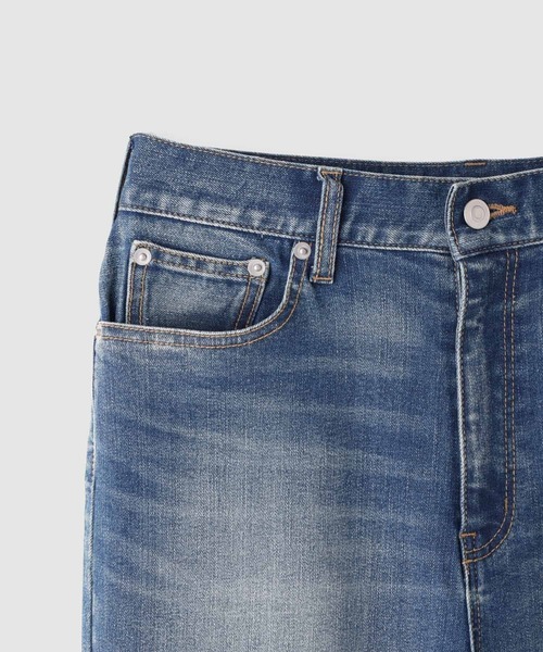 NAVY(ネイビー)の「【NAVY/ネイビー】マイデニ ストレッチフレアデニムパンツ(デニムパンツ・レディース・ネイビー/ブルー/ブラック・L/S/M)」の6枚目の写真