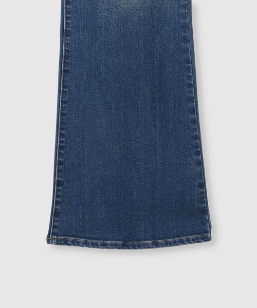 NAVY(ネイビー)の「【NAVY/ネイビー】マイデニ ストレッチフレアデニムパンツ(デニムパンツ・レディース・ネイビー/ブルー/ブラック・L/S/M)」の7枚目の写真
