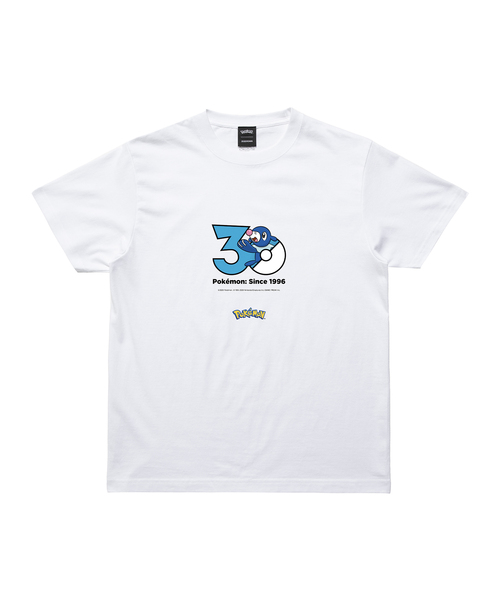 ZOZOSPOT(ゾゾスポット)の「Pokemon 30th Anniversary 1025 T-shirt 「アシマリ」(Tシャツ/カットソー・レディース・ホワイト・SMALL/MEDIUM/LARGE/X-LARGE/XX-LARGE/XXX-LARGE/100cm/110cm/120cm/130cm/140cm/150cm/160cm)」の1枚目の写真